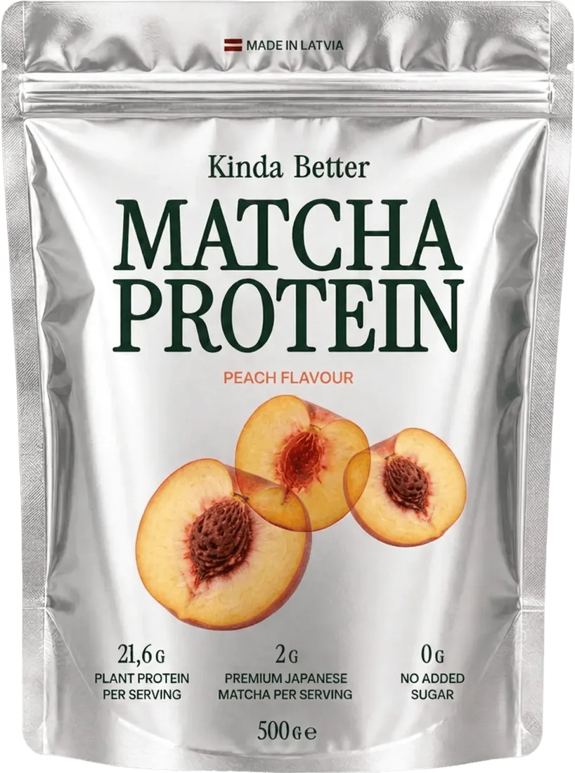 Kinda Better Matcha Protein Peach 500 g pouch